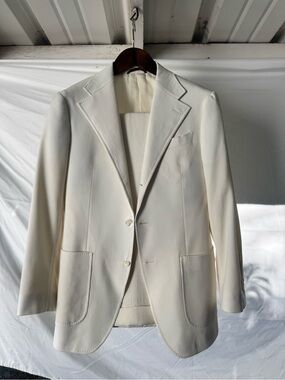 Ivory custom suit